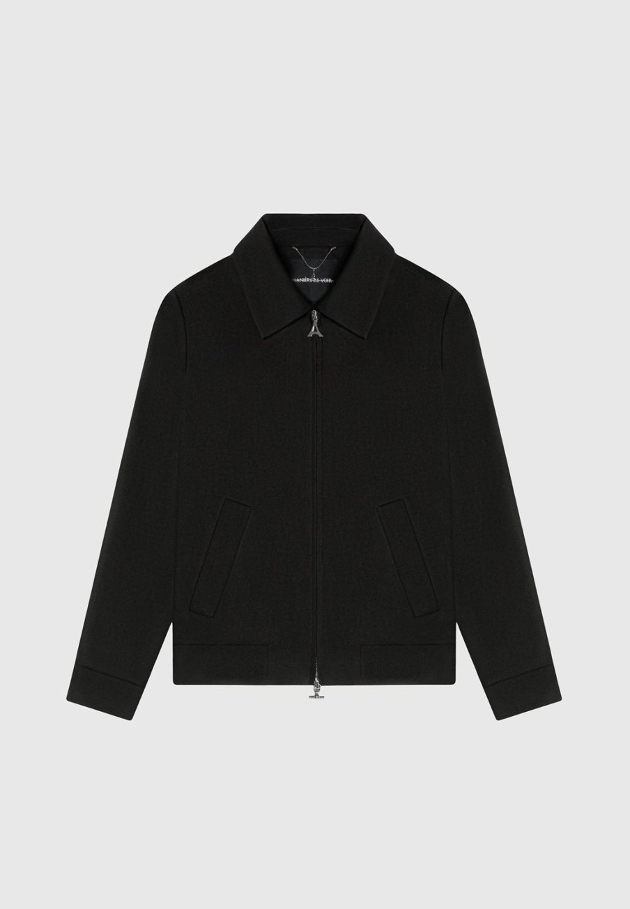 Maniere De Voir Fitted Tailored Trucker Jacket | Jackets