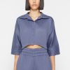 Maniere De Voir Pleated Cropped Shirt | Shirts