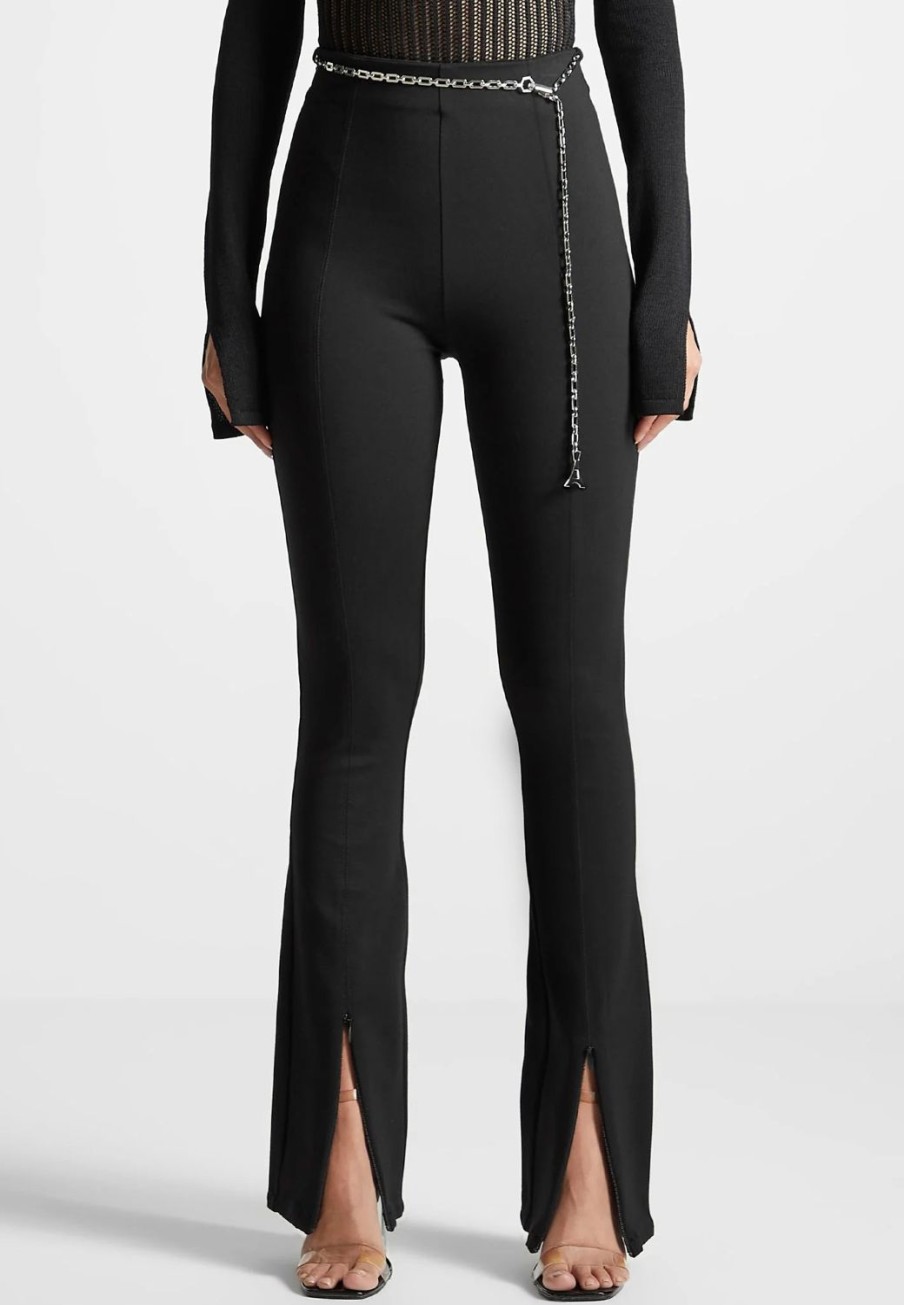 Maniere De Voir Fit And Flare Leggings With Chain | Leggings