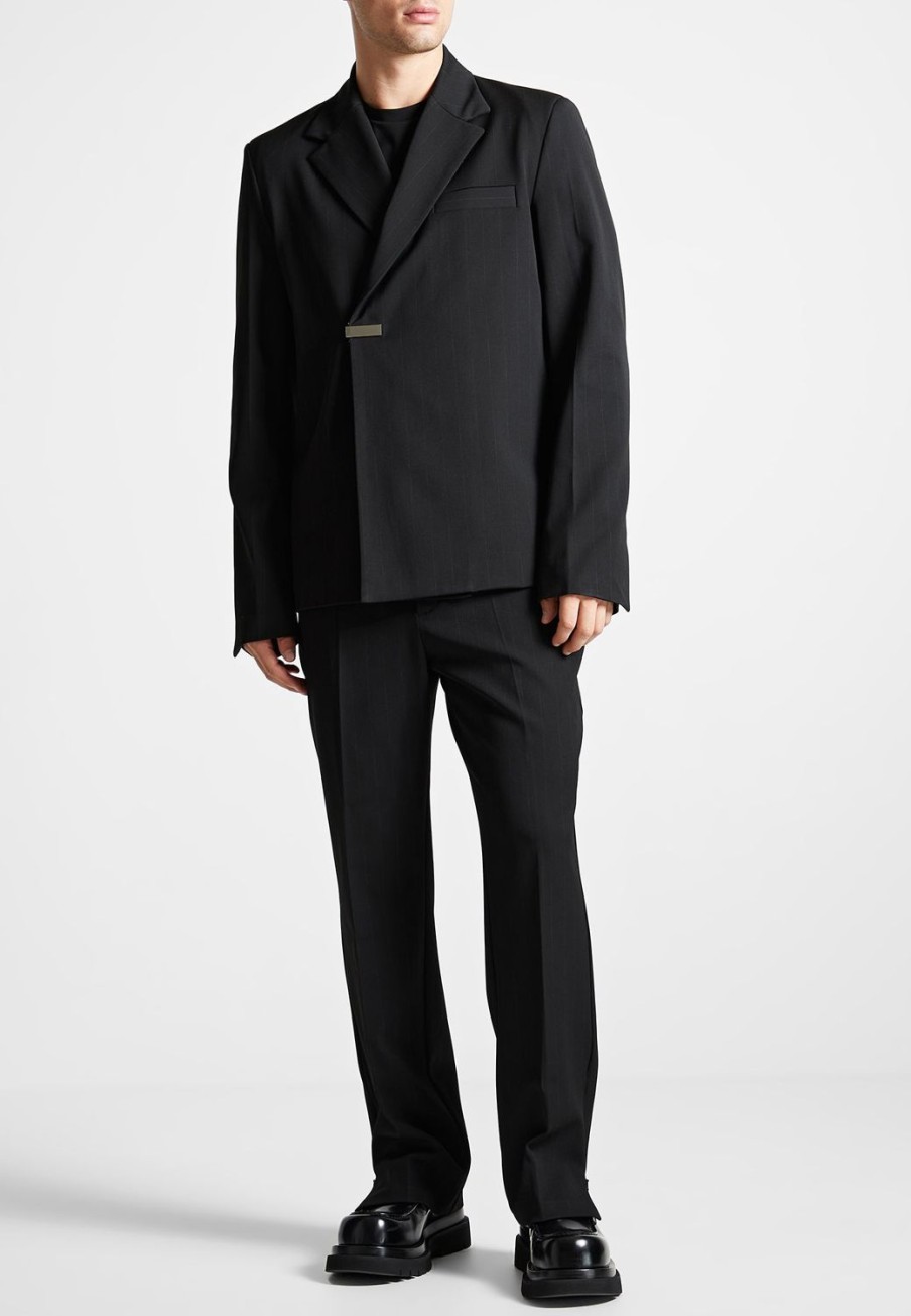 Maniere De Voir Pinstripe Tailored Trousers | Formal Trousers