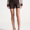 Maniere De Voir Rib Knit Track Shorts | Shorts