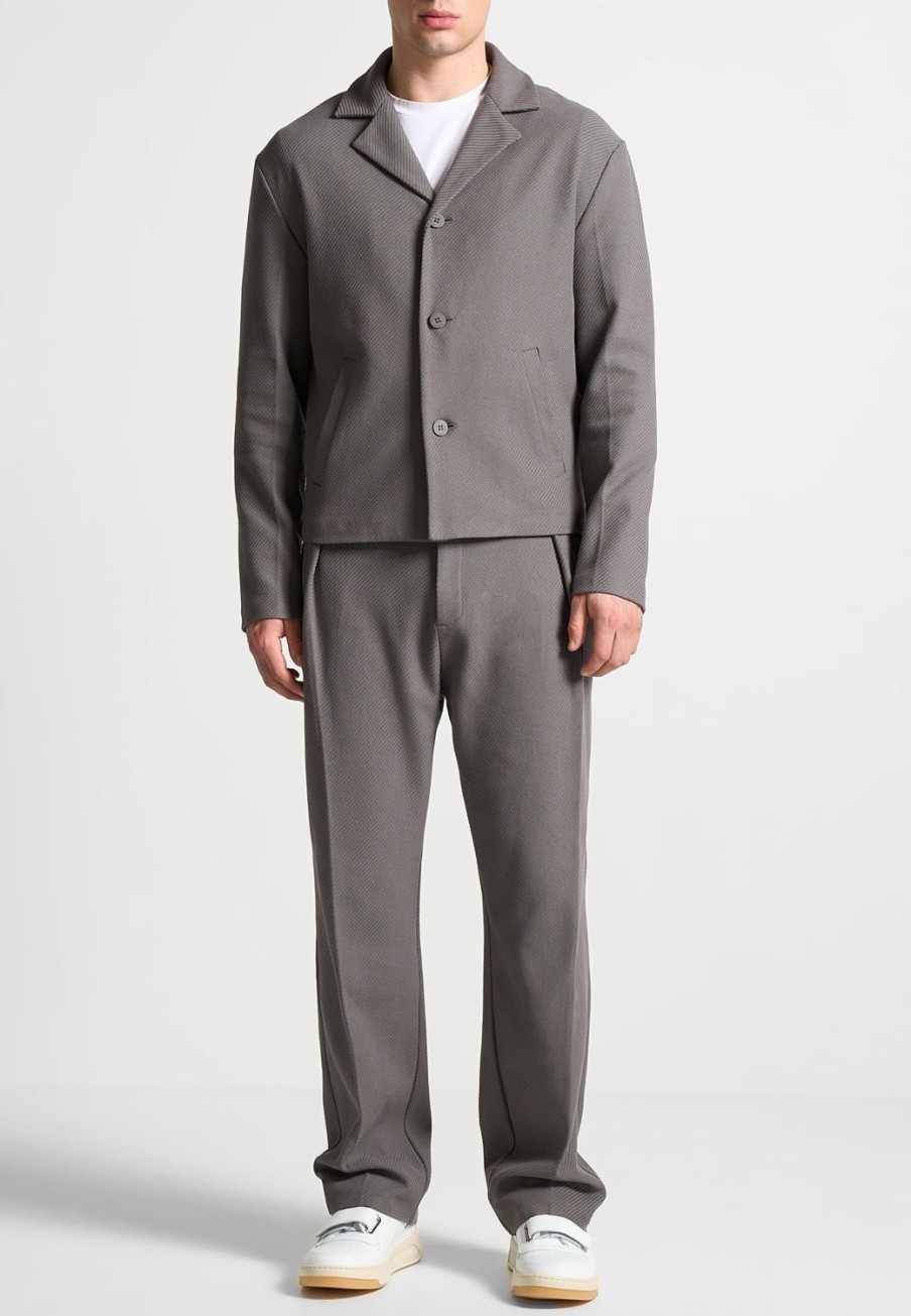 Maniere De Voir Twill Regular Trousers With Pleat | Modern Tailoring