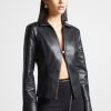 Maniere De Voir Vegan Leather Shirt With Clasp | Shirts