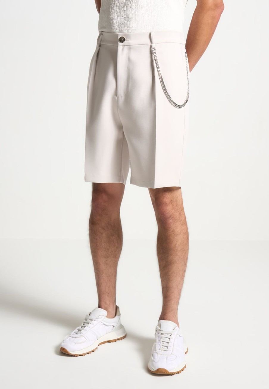 Maniere De Voir Tailored Shorts With Chain | Shorts