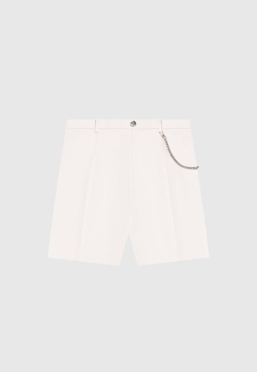 Maniere De Voir Tailored Shorts With Chain | Shorts