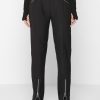 Maniere De Voir Vegan Leather Corset Zip Trousers | Trousers