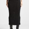 Maniere De Voir Chunky Knit Midaxi Skirt | Matching Sets