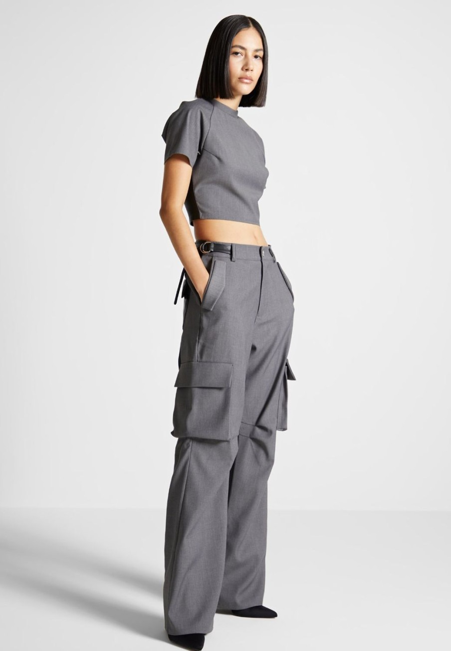 Maniere De Voir Tailored Cargo Trousers | Matching Sets