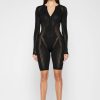 Maniere De Voir Knitted Contour Playsuit | Jumpsuits & Playsuits