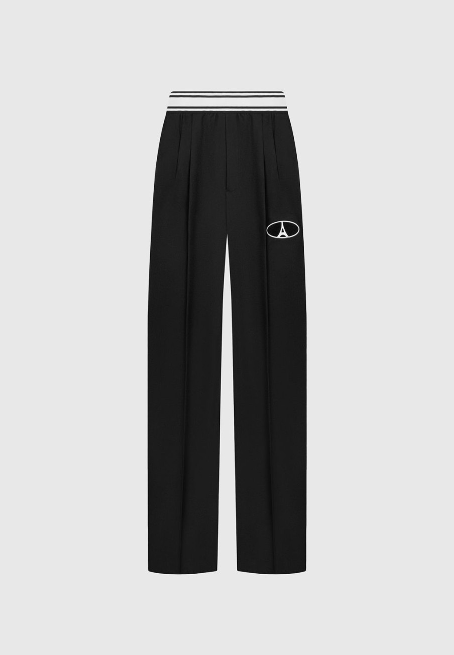 Maniere De Voir Elasticated Signature Pleated Trousers | Matching Sets