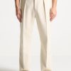 Maniere De Voir Textured Tailored Trousers | Modern Tailoring