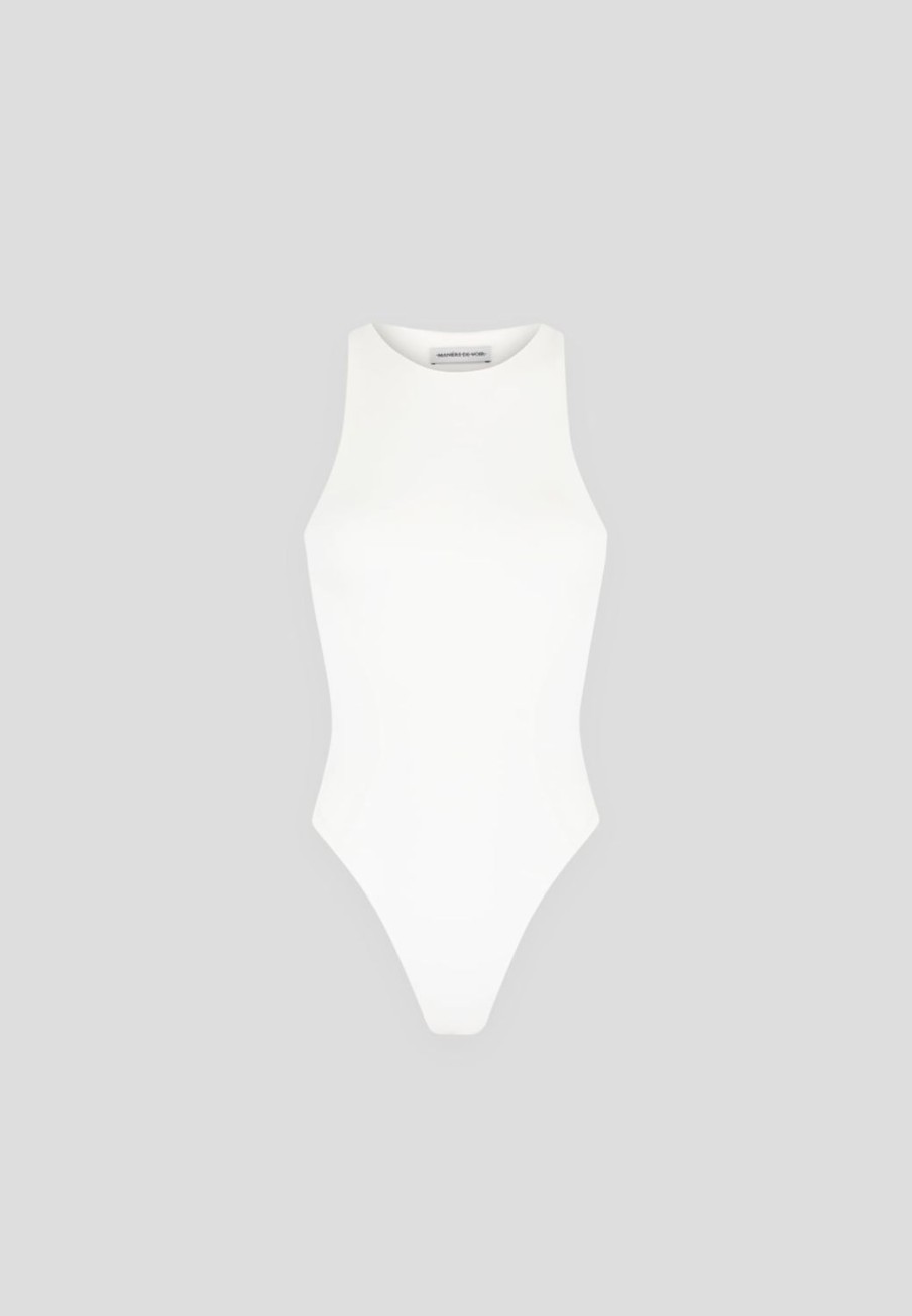 Maniere De Voir Eternelle Racer Neck Bodysuit | Bodysuits