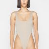 Maniere De Voir Eternelle High Leg Bodysuit | Bodysuits