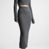 Maniere De Voir Angled Waist Knit Maxi Skirt | Skirts