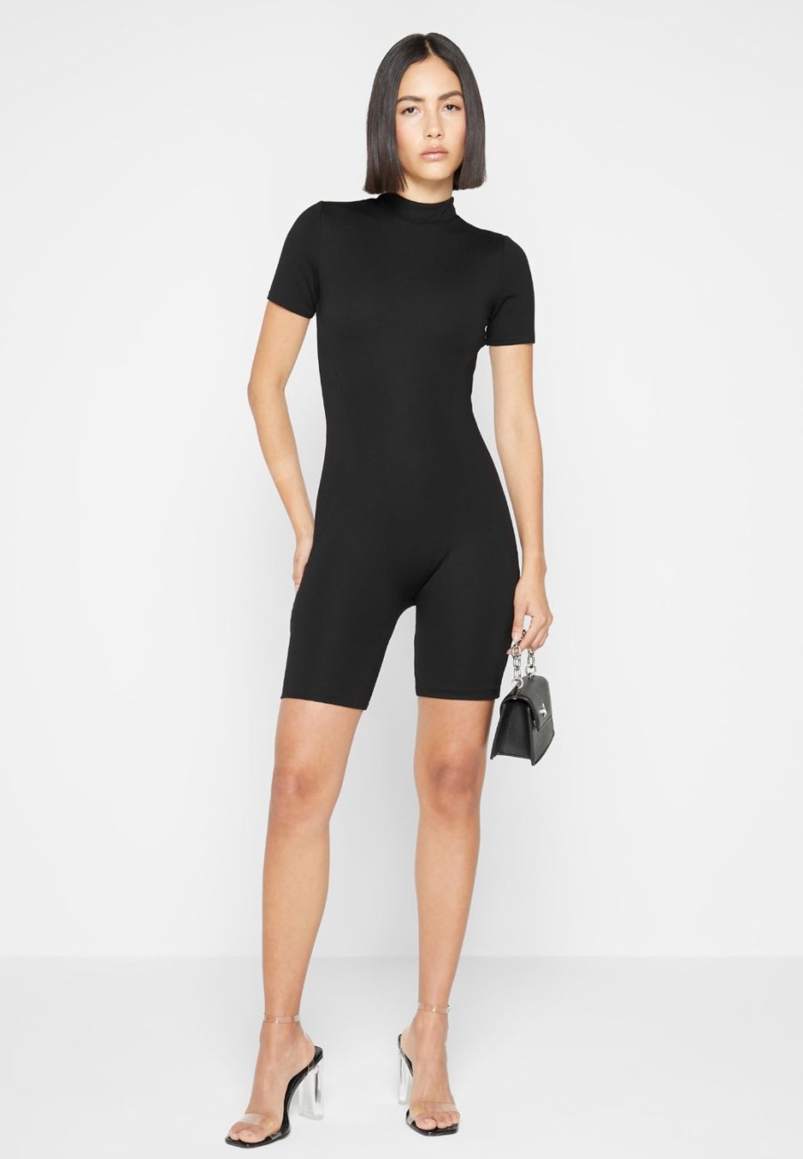 Maniere De Voir Eternelle Mock Neck Playsuit | Jumpsuits & Playsuits