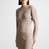 Maniere De Voir Asymmetric Knit Jumper Dress | Dresses