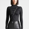 Maniere De Voir Glove Bodysuit With Ruching | Bodysuits