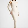 Maniere De Voir Overlay Knitted Midaxi Dress | Dresses