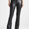 Maniere De Voir Vegan Leather Mini Flared Leggings | Leggings