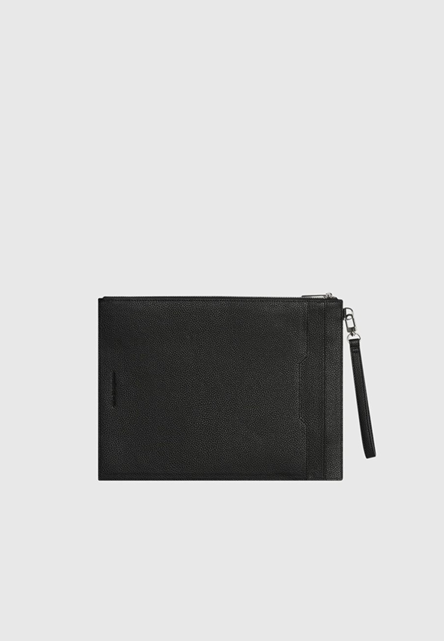 Maniere De Voir Vegan Leather Eiffel Laptop Case | Bags