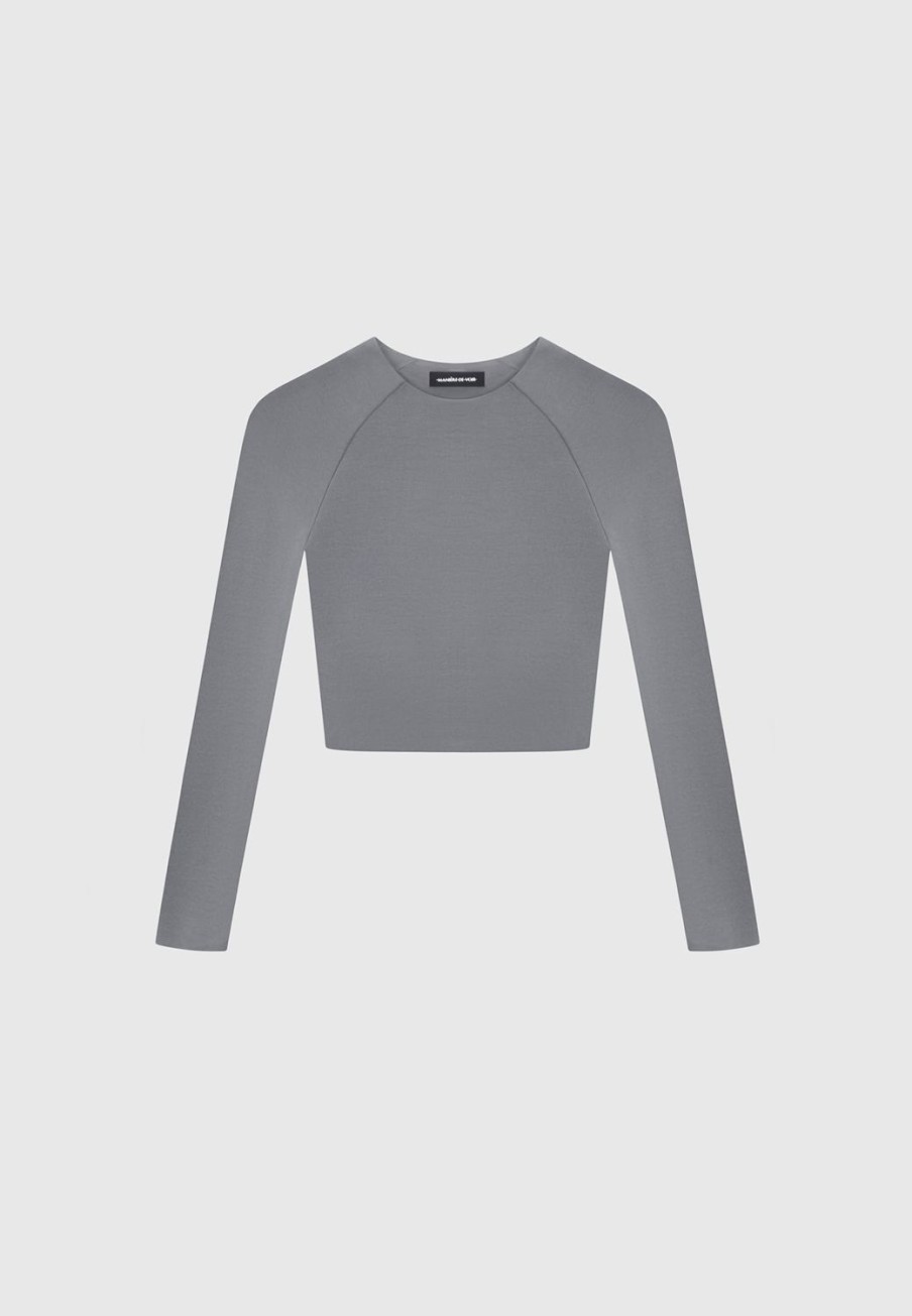 Maniere De Voir Eternelle Long Sleeve Crop Top | Matching Sets