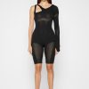 Maniere De Voir Knitted Contour One Sleeve Playsuit | Jumpsuits & Playsuits