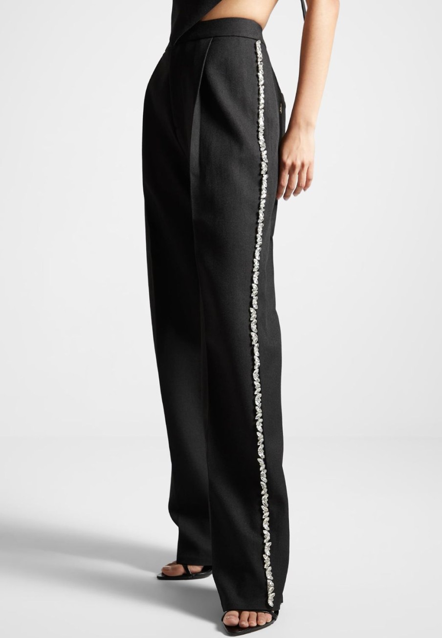 Maniere De Voir Embellished Tailored Trousers | Trousers