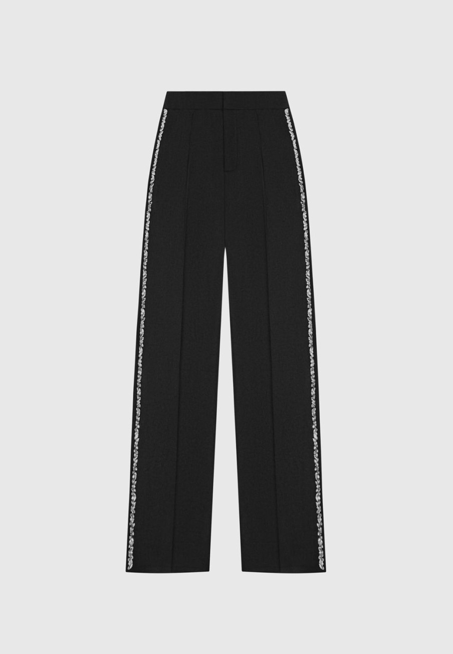 Maniere De Voir Embellished Tailored Trousers | Trousers