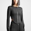 Maniere De Voir Neoprene Corset Jacket | Matching Sets