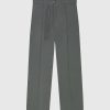 Maniere De Voir Twill Trousers With Belt | Formal Trousers