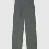 Maniere De Voir Twill Trousers With Belt | Modern Tailoring