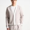 Maniere De Voir Textured Contrast Cardigan | Jackets