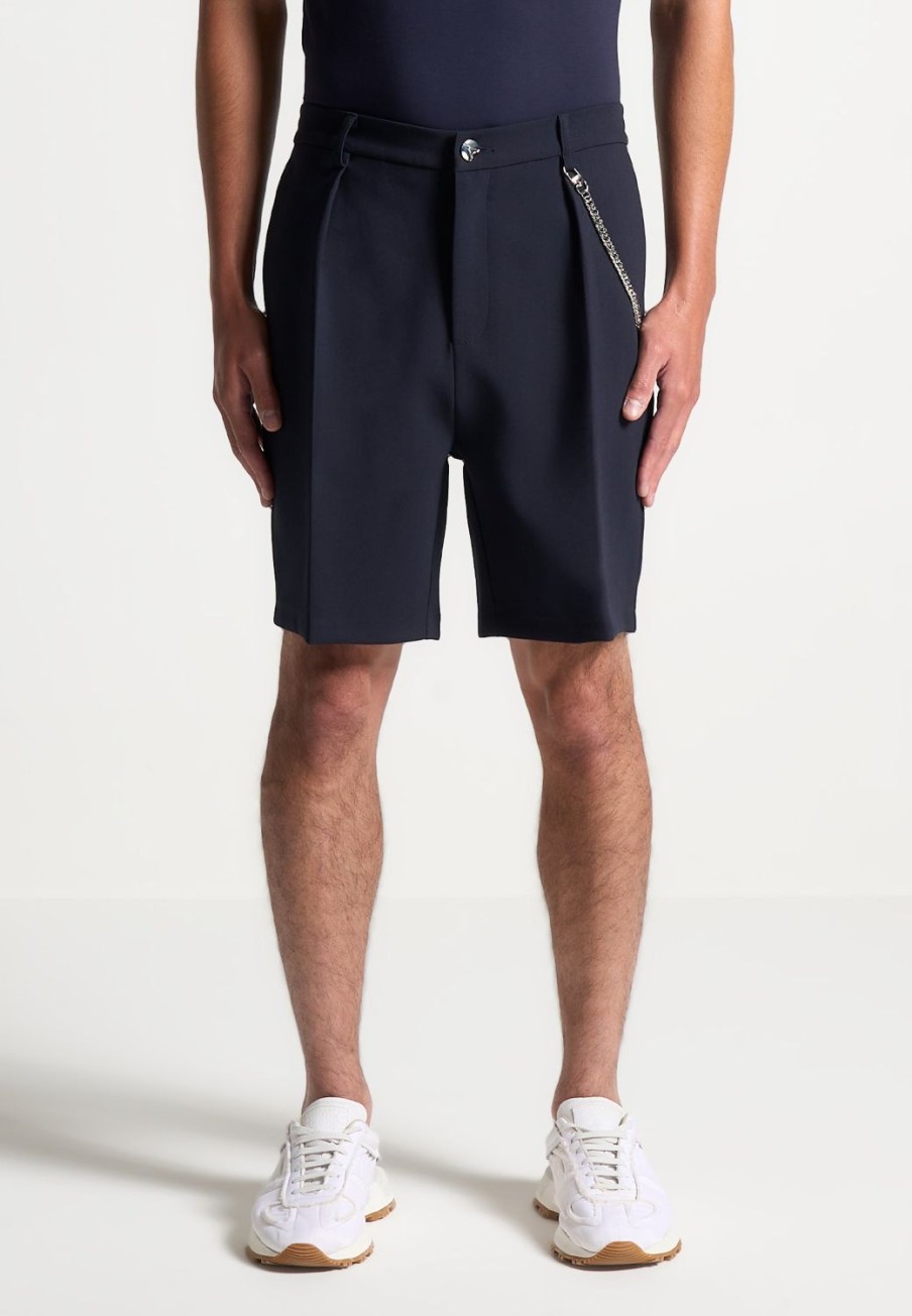 Maniere De Voir Tailored Shorts With Chain | Shorts