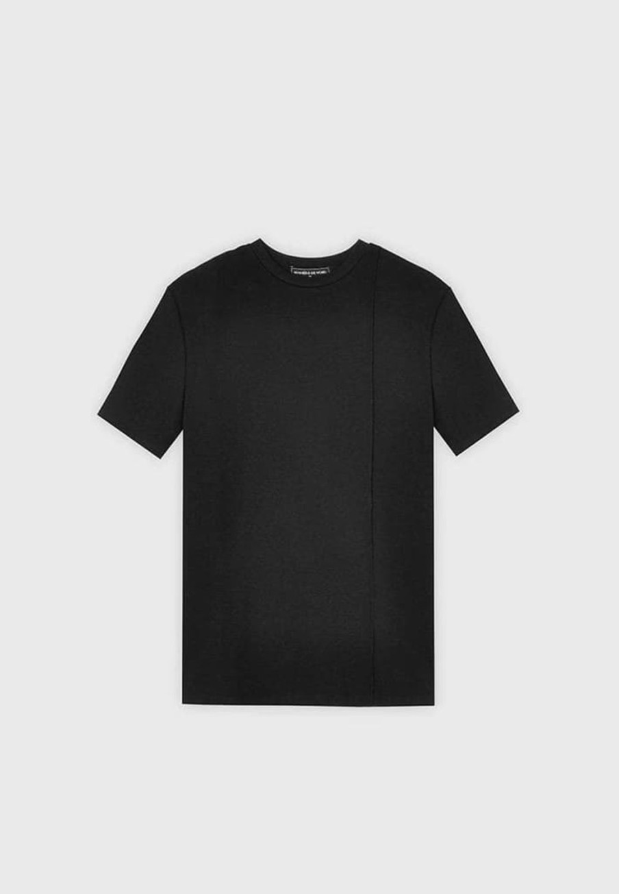 Maniere De Voir Eternel Slim Fit Cotton T-Shirt With Pintuck | T-Shirts & Tops