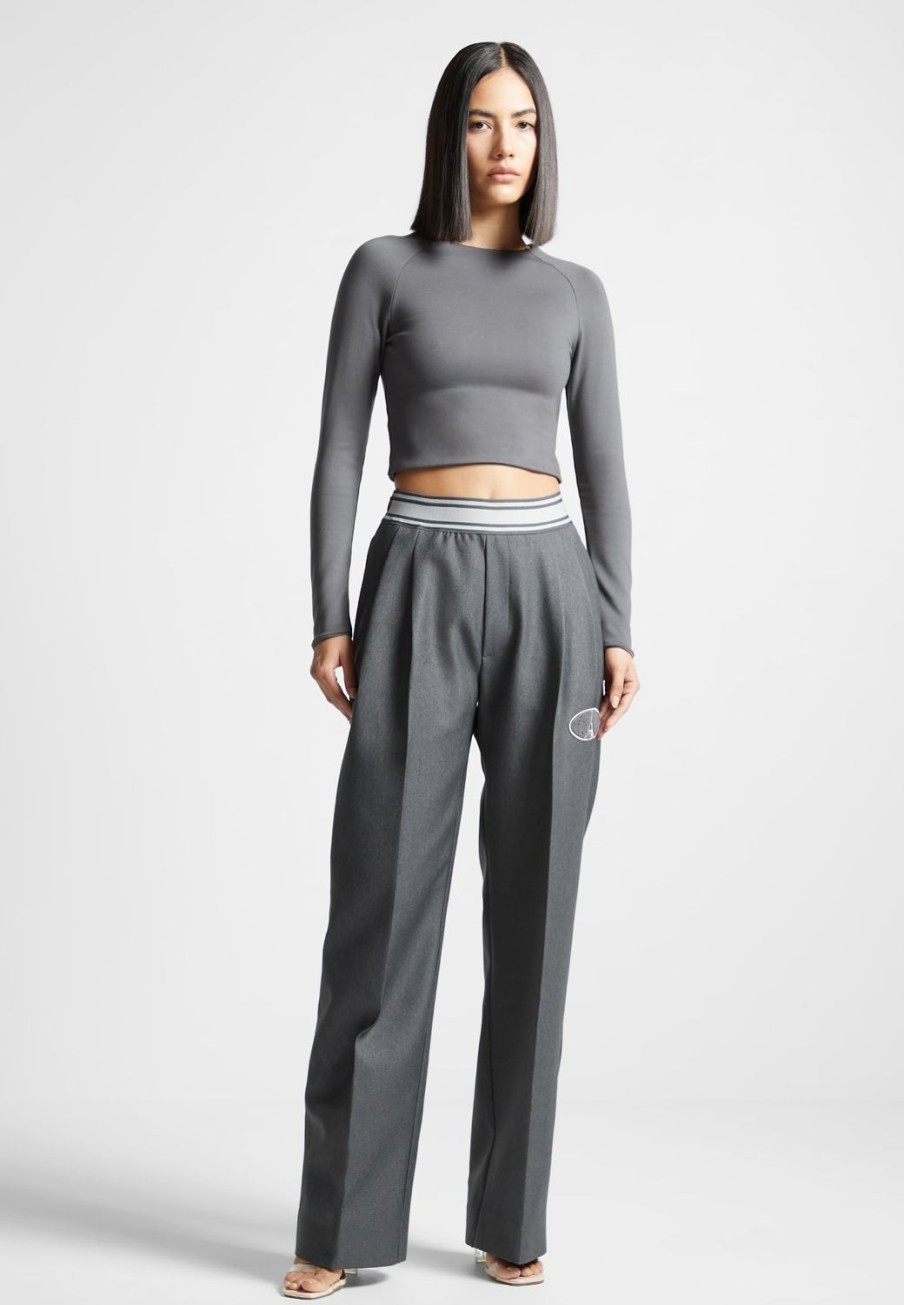 Maniere De Voir Elasticated Signature Pleated Trousers | Matching Sets