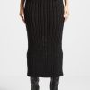 Maniere De Voir Chunky Knit Midaxi Skirt | Knitwear