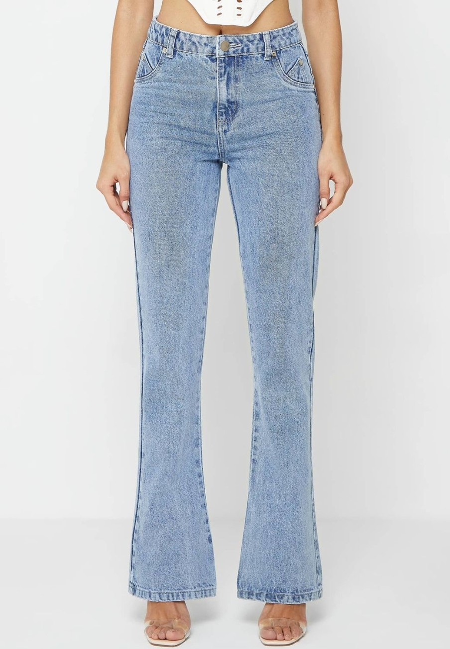 Maniere De Voir Mid Rise Flared Jeans | Jeans