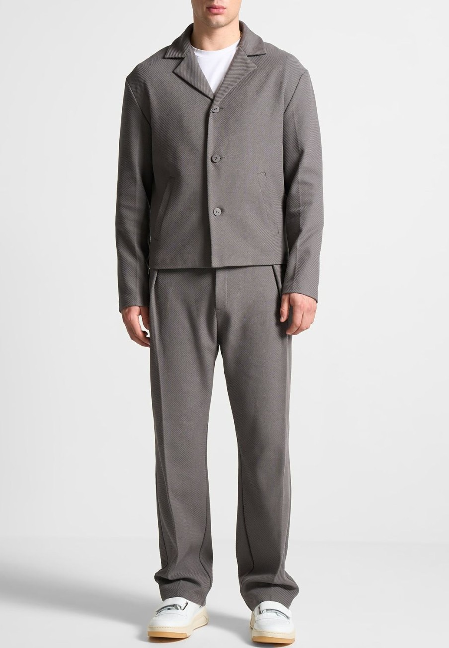 Maniere De Voir Twill Regular Trousers With Pleat | Formal Trousers