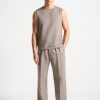 Maniere De Voir Textured Tailored Trousers | Formal Trousers