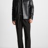 Maniere De Voir Vegan Leather Shirt Jacket | Jackets