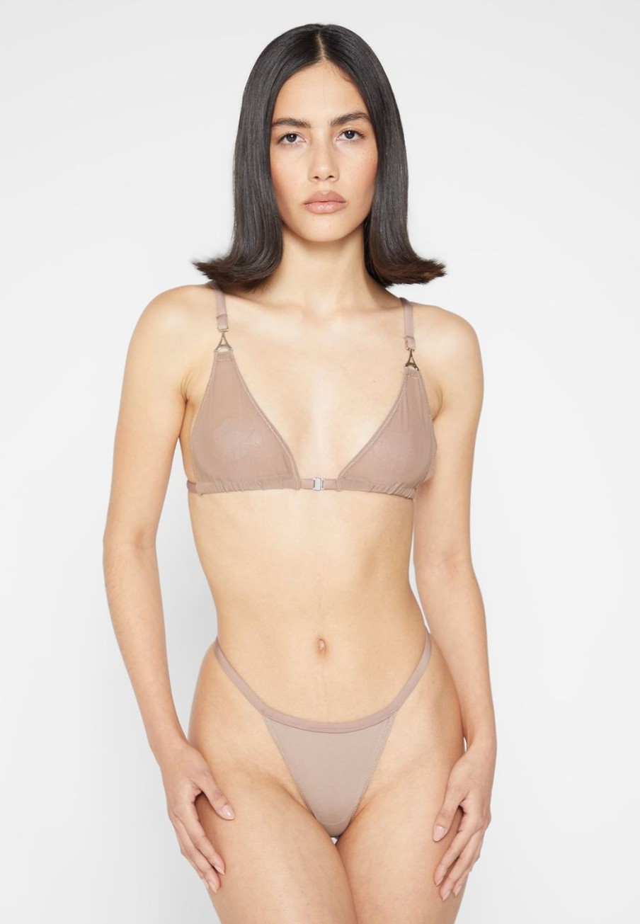 Maniere De Voir Mesh Bralette | Lingerie