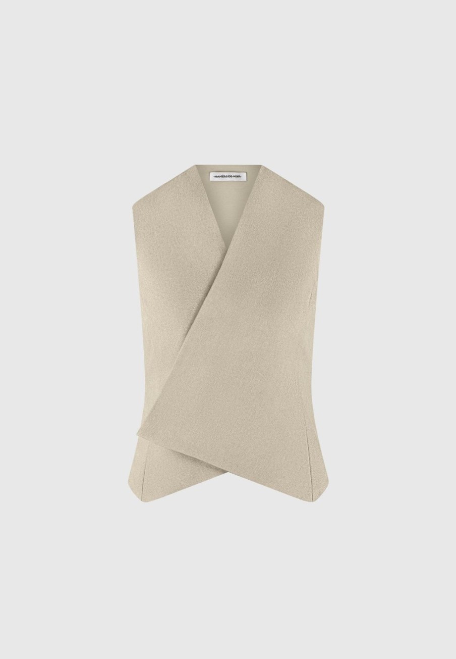 Maniere De Voir Tailored Wrap Waistcoat | Blazers & Waistcoats