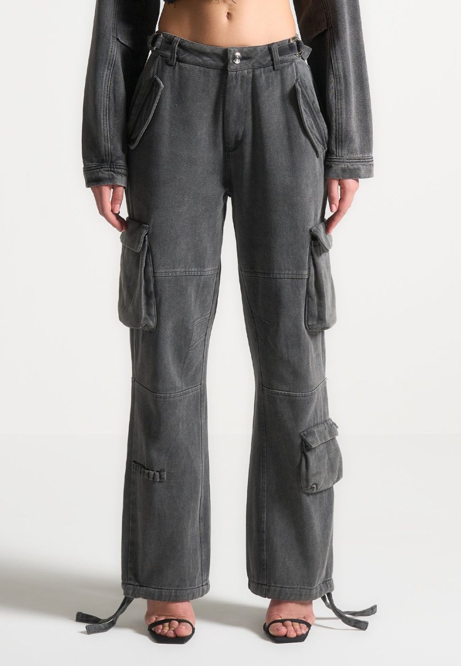 Maniere De Voir Mid Rise Cargo Pants | Cargo Pants & Joggers