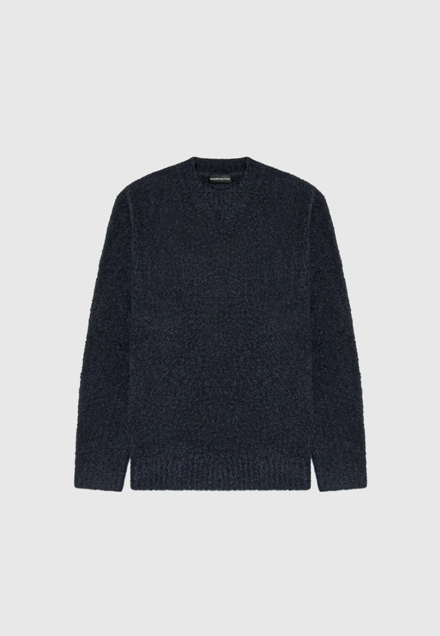 Maniere De Voir Boucle Knit Jumper | Knitwear