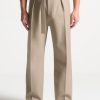 Maniere De Voir Textured Belted Tailored Trousers | Modern Tailoring