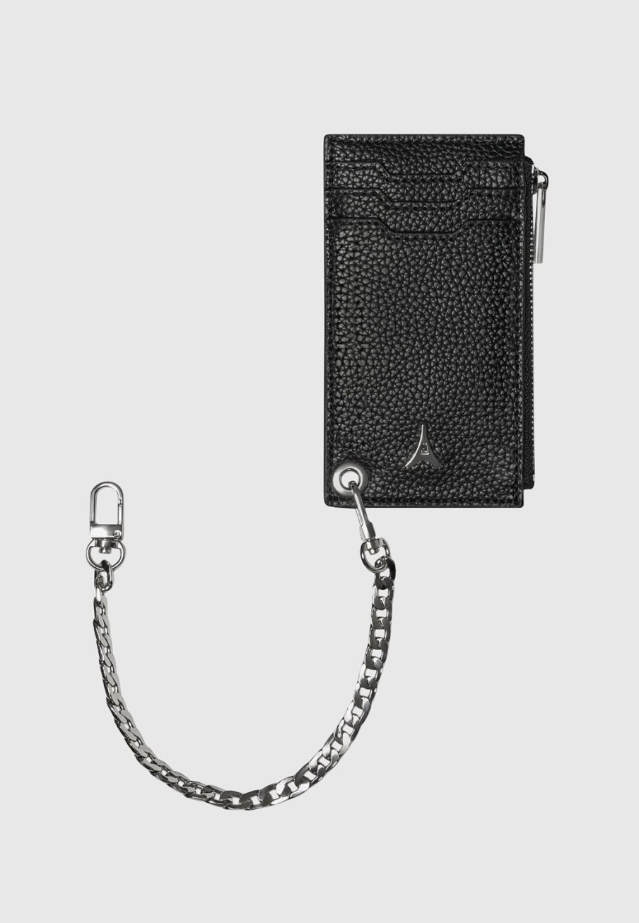 Maniere De Voir Vegan Leather Cardholder With Chain | Bags