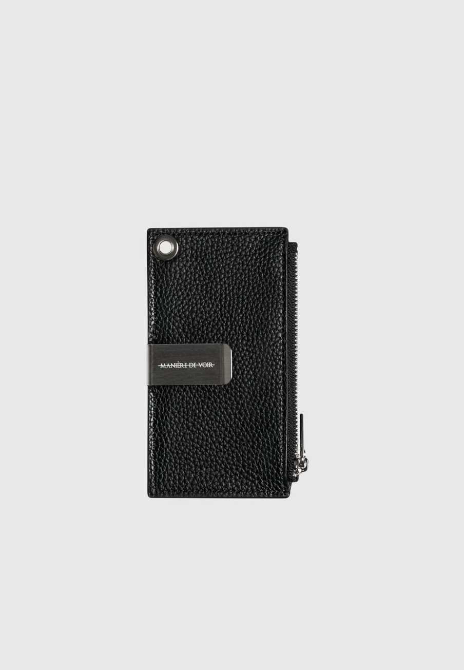 Maniere De Voir Vegan Leather Cardholder With Chain | Bags