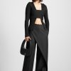 Maniere De Voir Wrap Tailored Trousers | Trousers