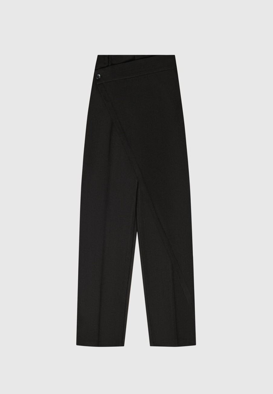 Maniere De Voir Wrap Tailored Trousers | Trousers