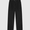 Maniere De Voir Woven Trousers With Belt | Formal Trousers